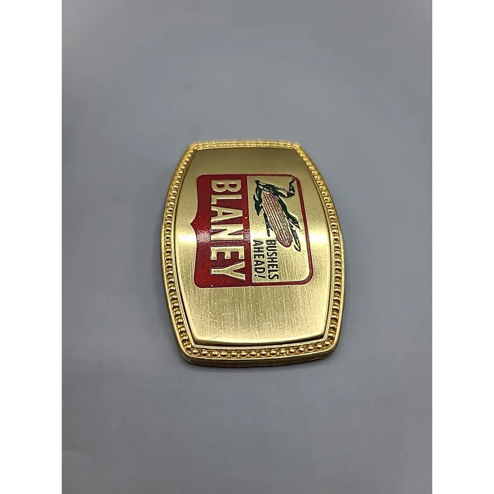 Vintage Metal Belt Buckle Blaney Bushels Ahead!
